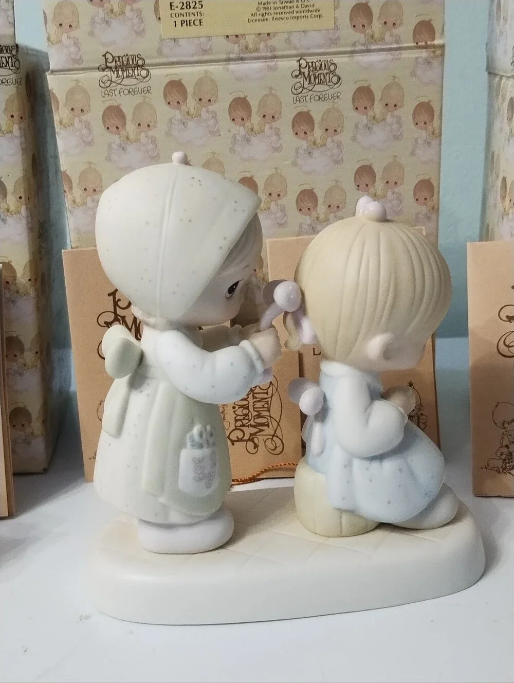 Vintage Precious Moments Figurines - #E 9265, & #E 2825 & # E 3118 Johnathan And